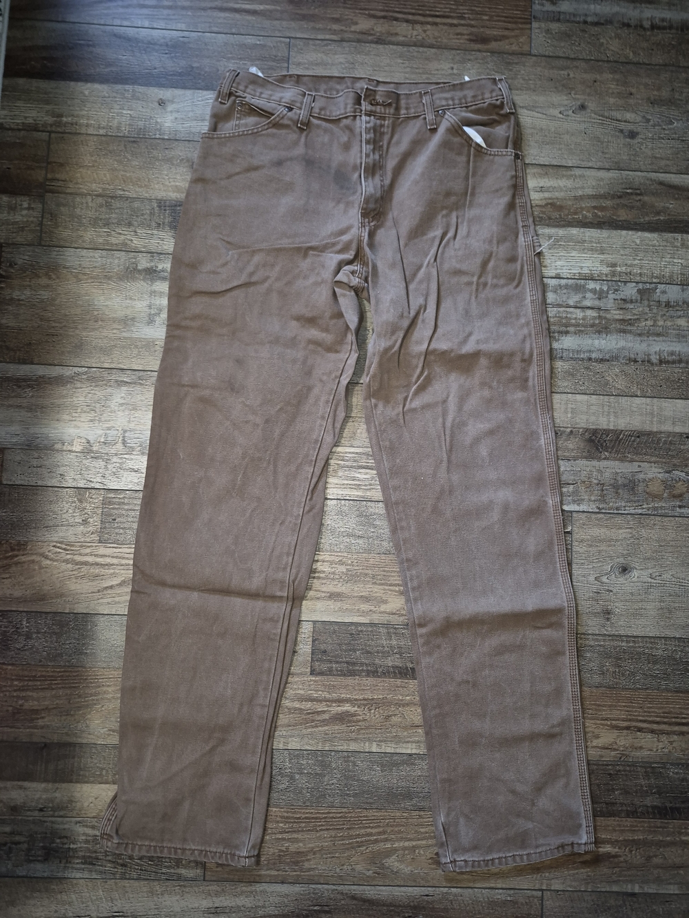 Dickies Brown Workwear Straight Leg Pants